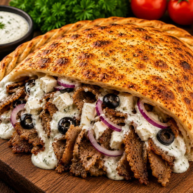 411 Pizza Drehspieß  Calzone